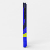 Blauwe vortex Case-Mate iPhone case (Achterkant/links)