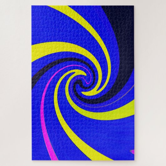 Blauwe vortex legpuzzel (Verticaal)