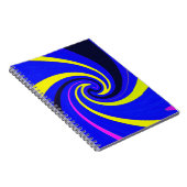 Blauwe vortex notitieboek (Rechterzijde)