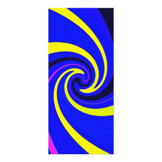 Blauwe vortex reclamekaart (Voorkant)