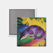 Blauwe vos, 1911 magneet (Voorkant / Achterkant)