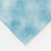Blauwe vrede fleece deken (Hoek)