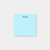 Blauwe vrijdag post-it® notes (Voorkant)