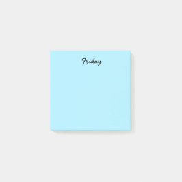 Blauwe vrijdag post-it® notes