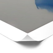 Blauwe vrouw perfect poster (Hoek)