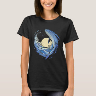 Blauwe Wal Bultrug Marien Zee Dier Oceaan T-shirt