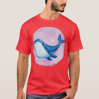 Blauwe walvis 50 1 t-shirt