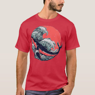 blauwe walvis 77 2 t-shirt