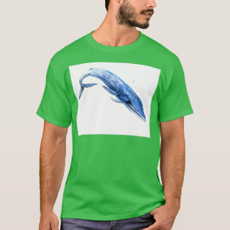 Blauwe walvis 7 t-shirt