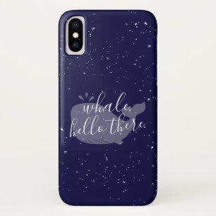 Blauwe walvis, Hallo daar iPhone X Hoesje