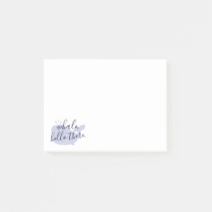 Blauwe walvis, Hallo postit notities Post-it® Notes
