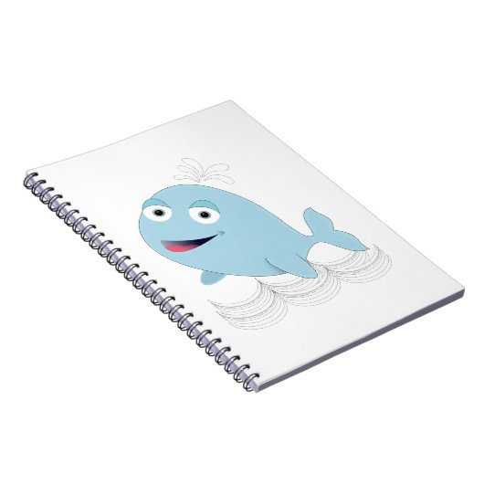 Blauwe walvis notitieboek (Rechterzijde)