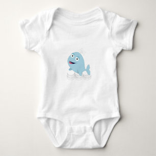 Blauwe walvis romper
