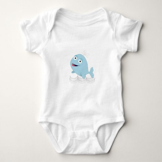 Blauwe walvis romper (Voorkant)