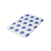 Blauwe walvis Scheepvaart Bathroom Kinder Bath Mat (Gekanteld)