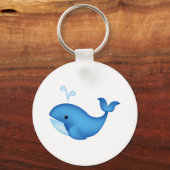 Blauwe walvis sleutelhanger (Voorkant)