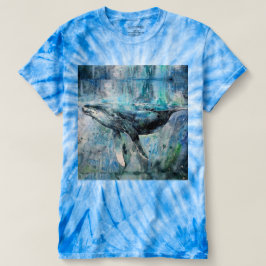 Blauwe walvis t-shirt