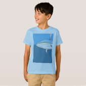 blauwe walvis t-shirt (Voorkant volledig)