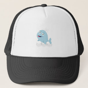 Blauwe walvis trucker pet
