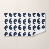 Blauwe walvis — zeebodem bad handdoek (Handdoek)