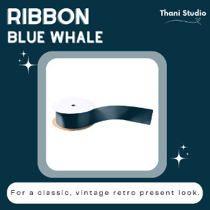 Blauwe walvis zomer eenvoudige vlakte modern elega lint