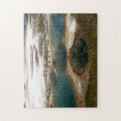 Blauwe warme Springs-geelsteen Legpuzzel (Verticaal)