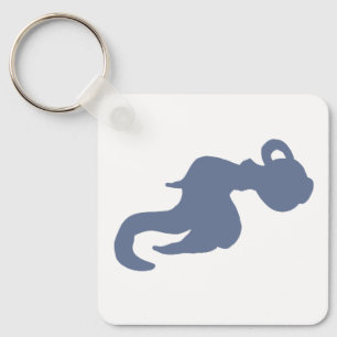 Blauwe Waterdrager Dierenriem Sleutelhanger – Cool