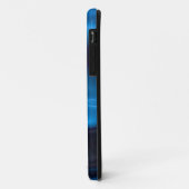 Blauwe waterdruppels Case-Mate iPhone case (Achterkant/links)