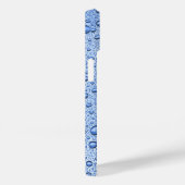 Blauwe waterdruppels Case-Mate iPhone case (Achterkant / Rechts)