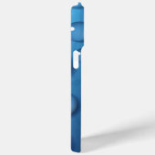 Blauwe waterdruppelstructuur Case-Mate iPhone case (Achterkant / Rechts)