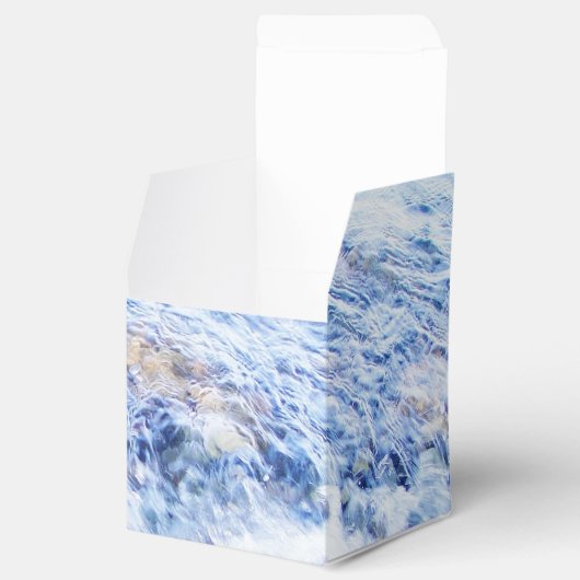 Blauwe watergolving bedankdoosjes (Geopend)