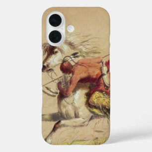 Blauwe waterkreeft door Alfred Jacob Miller iPhone 16 Hoesje