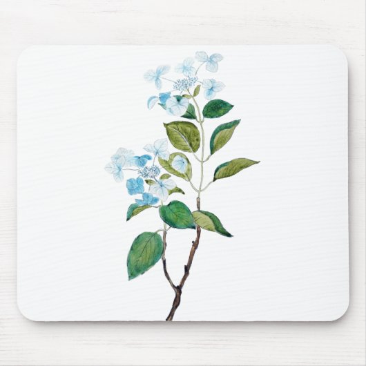 blauwe waterpoot muismat (Voorkant)
