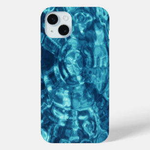 Blauwe waterrimpels iPhone 6 plus stevige Hoesje
