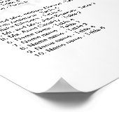 Blauwe waterschroefstaarten poster (Hoek)