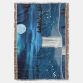 Blauwe Waterval Deken (Voorkant Verticaal)