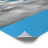 blauwe waterval poster (Hoek)