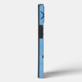 Blauwe Waterverf Aangepaste gepersonaliseerde naut Case-Mate iPhone Case (Achterkant / Rechts)