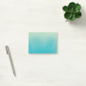 Blauwe Waterverf Abstracte Post-it® notes 4x3 (Kantoor)