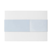 Blauwe Waterverf betoverende Cloudscape bruiloft Uitnodigingen Wikkel (Achterkant Voorbeeld)