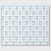 Blauwe Waterverf Cadeaupapier (Vlak)