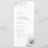 Blauwe waterverf koraal en zeeschildpaddenstrand b programma (Voorkant)