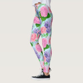 Blauwe waterverf leggings (Links)