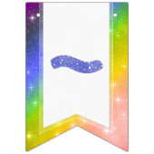 Blauwe Waterverf Liefde Is Liefde Rainbow LGBT Vlaggetjes (Eerste vlag)