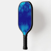Blauwe waterverf marmer paddle (Links)
