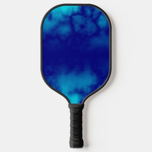 Blauwe waterverf marmer paddle (Voorkant)