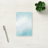 Blauwe waterverf post-it® notes (Kantoor)