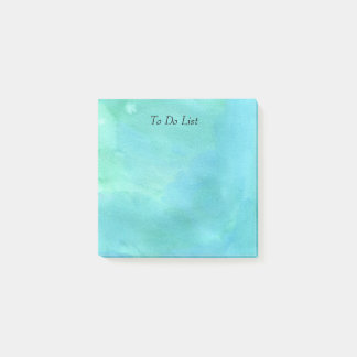 Blauwe Waterverf Post-it® Notes