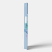Blauwe Waterverf Rozen en botervliegen Case-Mate iPhone Case (Achterkant / Rechts)