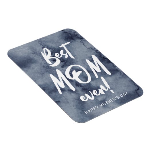 Blauwe Waterverf Splash Beste Moeder Moederdag Magneet (Rechterzijde)
